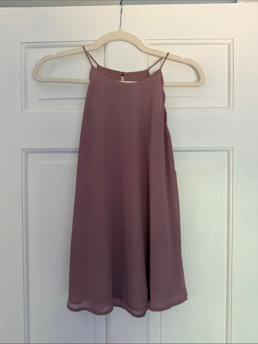 Naked Zebra Dusty Rose Slip Dress, size S